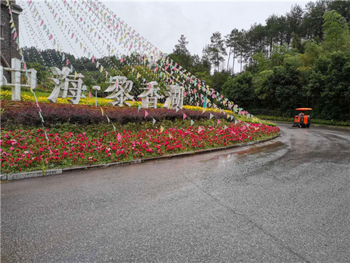 重庆大观中海黎香湖度假村扫地车